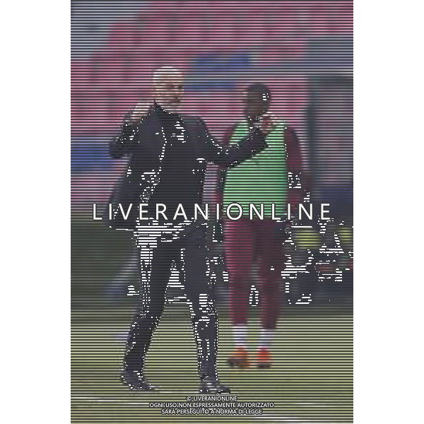 Bologna - Milan Campionato di Calcio Serie A TIM 30/01/2021 nella foto: Esultanza Mister Stefano Pioli (a.c. Milan) a fine gara ©Claudio Zamagni/Agenzia Aldo Liverani during Italian Serie A soccer match between BOLOGNA F.C. and A.C.MILAN at Renato Dall\'Ara Stadium on January 30 2021 photo credit by Claudio Zamagni/Aldo Liverani Photo Agency/ AGENZIA ALDO LIVERANI SAS