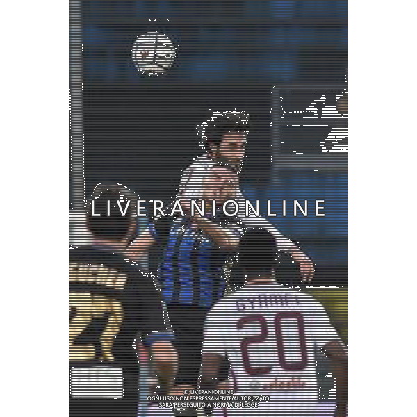 Gabriele Masotti/LM - AC Pisa vs AC Reggiana - Italian Football Championship League BKT 2020/2021 30 January 2021 - Arena Garibaldi stadium, pisa, Italy Photo showing: Michele Marconi (Pisa) and Paolo Rozzio (Reggiana) head tackle @LM/Gabriele Masotti/AGENZIA ALDO LIVERANI SAS