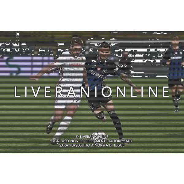 Gabriele Masotti/LM - AC Pisa vs AC Reggiana - Italian Football Championship League BKT 2020/2021 30 January 2021 - Arena Garibaldi stadium, pisa, Italy Photo showing: Lorenzo Libutti (Reggiana) and Marius Marin (Pisa) fight for the ball @LM/Gabriele Masotti AG ALDO LIVERANI SAS