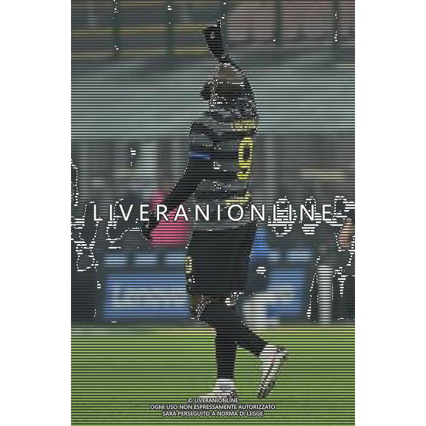 Romelu Lukaku (Inter) esulta dopo il gol del 3 a 0 Inter vs Benevento Campionato Serie A TIM - 20a giornata Milano 30-01-2021 Stadio Giuseppe Meazza - San Siro foto Roberto Garavaglia/ag. Aldo Liverani sas /AGENZIA ALDO LIVERANI SAS