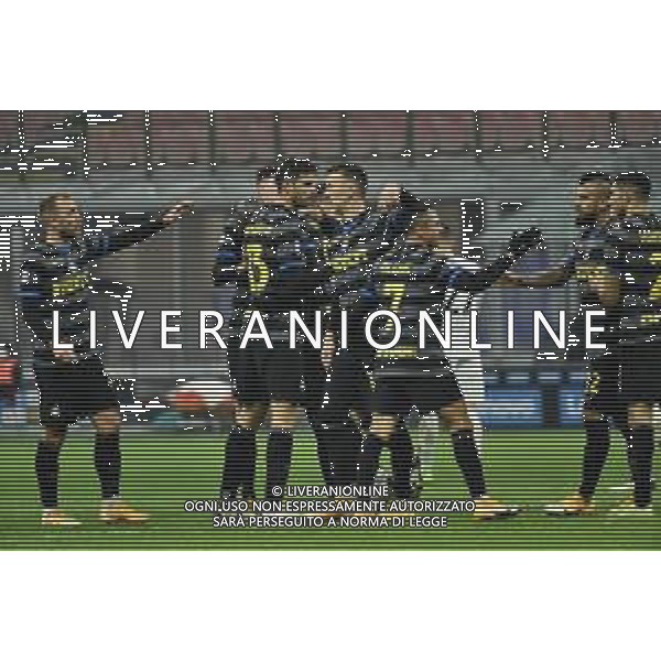 esultanza Inter dopo un gol Inter vs Benevento Campionato Serie A TIM - 20a giornata Milano 30-01-2021 Stadio Giuseppe Meazza - San Siro foto Roberto Garavaglia/ag. Aldo Liverani sas