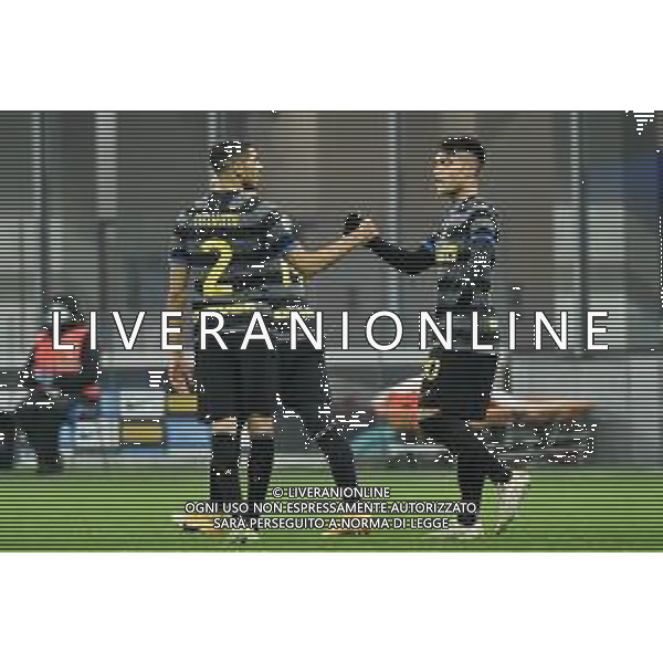 Achraf Hakimi (Inter) SX e Lautaro Martinez (Inter) DX Inter vs Benevento Campionato Serie A TIM - 20a giornata Milano 30-01-2021 Stadio Giuseppe Meazza - San Siro foto Roberto Garavaglia/ag. Aldo Liverani sas