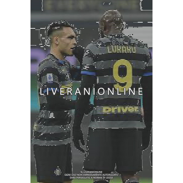Lautaro Martinez (Inter) SX e Romelu Lukaku (Inter) DX Inter vs Benevento Campionato Serie A TIM - 20a giornata Milano 30-01-2021 Stadio Giuseppe Meazza - San Siro foto Roberto Garavaglia/ag. Aldo Liverani sas