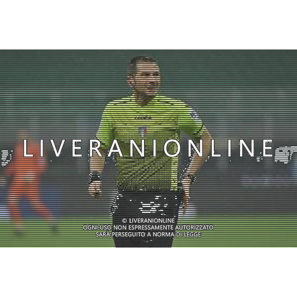 l’arbitro Fabrizio Pasqua di Tivoli Inter vs Benevento Campionato Serie A TIM - 20a giornata Milano 30-01-2021 Stadio Giuseppe Meazza - San Siro foto Roberto Garavaglia/ag. Aldo Liverani sas