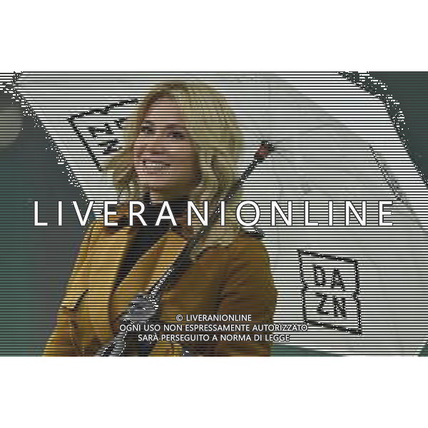 Diletta Leotta giornalista sportiva di DAZN Inter vs Benevento Campionato Serie A TIM - 20a giornata Milano 30-01-2021 Stadio Giuseppe Meazza - San Siro foto Roberto Garavaglia/ag. Aldo Liverani sas