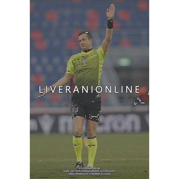 Bologna - Milan Campionato di Calcio Serie A TIM 30/01/2021 nella foto: Arbitro Daniele Doveri ©Claudio Zamagni/Agenzia Aldo Liverani referee Daniele Doveri during Italian Serie A soccer match between BOLOGNA F.C. and A.C.MILAN at Renato Dall\'Ara Stadium on January 30 2021 photo credit by Claudio Zamagni/Aldo Liverani Photo Agency