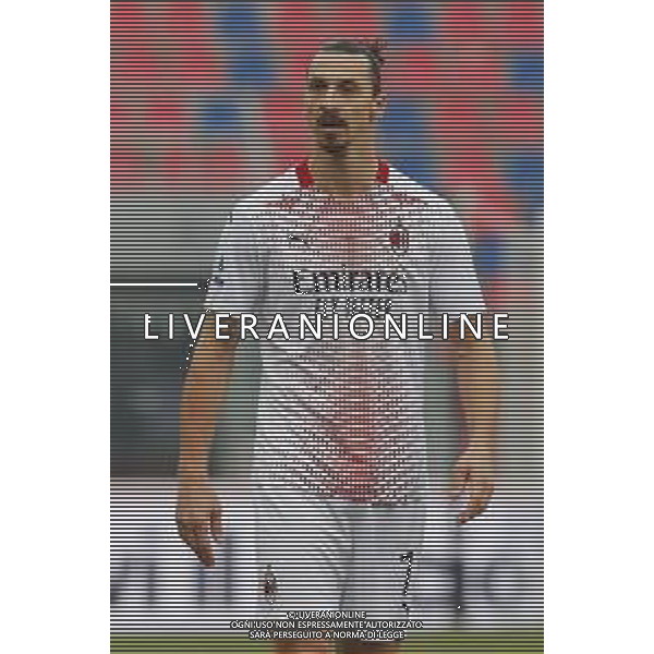 Bologna - Milan Campionato di Calcio Serie A TIM 30/01/2021 nella foto: Ibrahimovic Zlatan(a.c. Milan)Ibrahimovic Zlatan(a.c. Milan) ©Claudio Zamagni/Agenzia Aldo Liverani during Italian Serie A soccer match between BOLOGNA F.C. and A.C.MILAN at Renato Dall\'Ara Stadium on January 30 2021 photo credit by Claudio Zamagni/Aldo Liverani Photo Agency