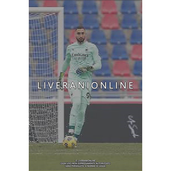 Bologna - Milan Campionato di Calcio Serie A TIM 30/01/2021 nella foto: Donnarumma Gianluigi (a.c. Milan) ©Claudio Zamagni/Agenzia Aldo Liverani Donnarumma Gianluigi (a.c. Milan) during Italian Serie A soccer match between BOLOGNA F.C. and A.C.MILAN at Renato Dall\'Ara Stadium on January 30 2021 photo credit by Claudio Zamagni/Aldo Liverani Photo Agency