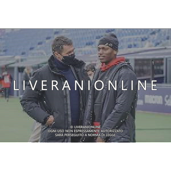 BOLOGNA - MILAN CAMPIONATO CALCIO SERIE A TIM 30.01.2021 NELLA FOTO PAOLO MALDINI E RAFAEL LEAO ©VILLANI / AGENZIA ALDO LIVERANI SAS