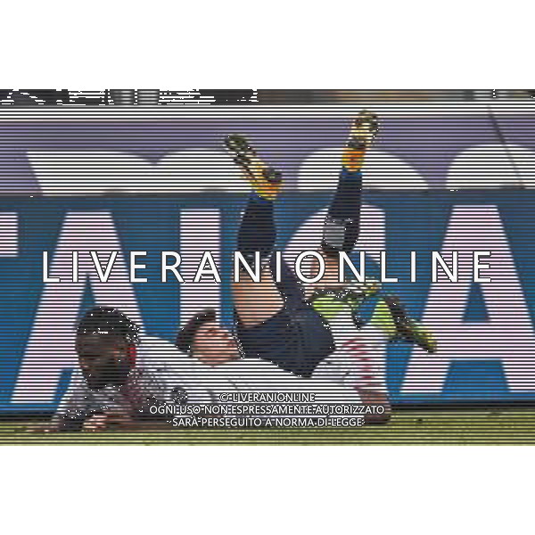 BOLOGNA - MILAN CAMPIONATO CALCIO SERIE A TIM 30.01.2021 NELLA FOTO RICCARDO ORSOLINI E FRANCK KESSIE\' ©VILLANI / AGENZIA ALDO LIVERANI SAS