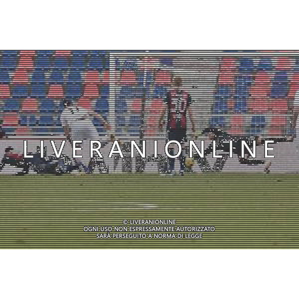 BOLOGNA - MILAN CAMPIONATO CALCIO SERIE A TIM 30.01.2021 NELLA FOTO SUPER PARATA DI LUKASZ SKORUPSKI SU TIRO DI RIGORE ZLATAN IBRAHIMOVIC ©VILLANI / AGENZIA ALDO LIVERANI SAS