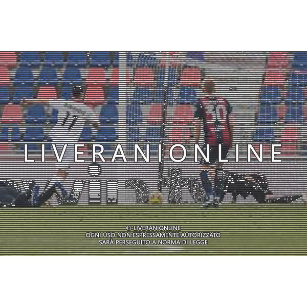 BOLOGNA - MILAN CAMPIONATO CALCIO SERIE A TIM 30.01.2021 NELLA FOTO SUPER PARATA DI LUKASZ SKORUPSKI SU TIRO DI RIGORE ZLATAN IBRAHIMOVIC ©VILLANI / AGENZIA ALDO LIVERANI SAS