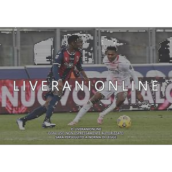 BOLOGNA - MILAN CAMPIONATO CALCIO SERIE A TIM 30.01.2021 NELLA FOTO ADAMA SOUMAORO E RAFAEL LEAO ©VILLANI / AGENZIA ALDO LIVERANI SAS