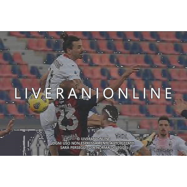 BOLOGNA - MILAN CAMPIONATO CALCIO SERIE A TIM 30.01.2021 NELLA FOTO ZLATAN IBRAHIMOVIC E DANILO LARANGEIRA ©VILLANI / AGENZIA ALDO LIVERANI SAS