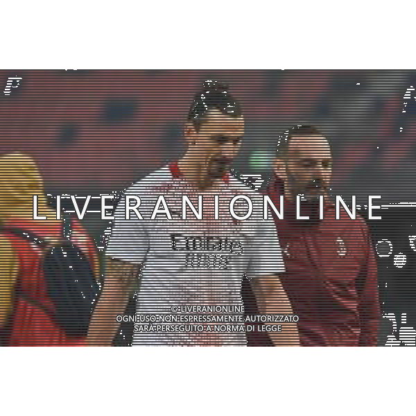 BOLOGNA - MILAN CAMPIONATO CALCIO SERIE A TIM 30.01.2021 NELLA FOTO ZLATAN IBRAHIMOVIC A FINE PARTITA ©VILLANI / AGENZIA ALDO LIVERANI SAS