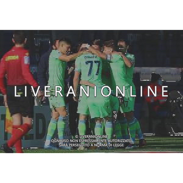 Atalanta-Lazio Campionato di Calcio serie A TIM 2020/2021 20a giornata Bergamo, 31 Gennaio 2021 Nella foto: Adam Marusic esulta dopo il gol dell\'1-0 Ph. Soli - Ag. Aldo Liverani/ AGENZIA ALDO LIVERANI SAS