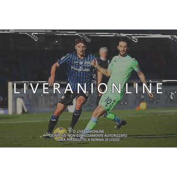 Atalanta-Lazio Campionato di Calcio serie A TIM 2020/2021 20a giornata Bergamo, 31 Gennaio 2021 Nella foto: Berat Djimsiti e Luis Alberto Romero Alconchel Ph. Soli - Ag. Aldo Liverani/ AGENZIA ALDO LIVERANI SAS