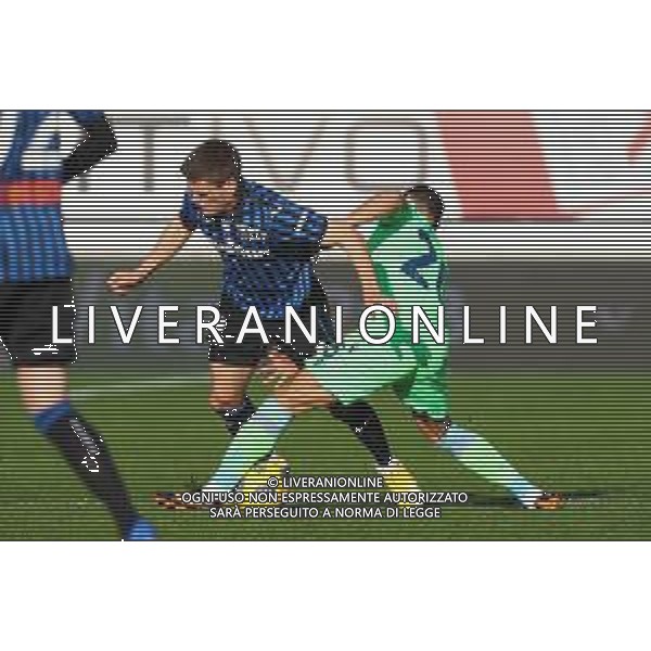 Atalanta-Lazio Campionato di Calcio serie A TIM 2020/2021 20a giornata Bergamo, 31 Gennaio 2021 Nella foto: Joakim Maehle e Stefan Radu Ph. Soli - Ag. Aldo Liverani/ AGENZIA ALDO LIVERANI SAS