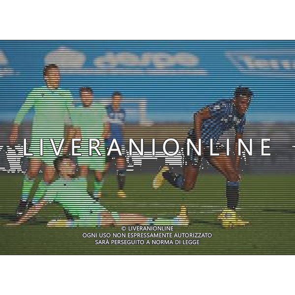 Atalanta-Lazio Campionato di Calcio serie A TIM 2020/2021 20a giornata Bergamo, 31 Gennaio 2021 Nella foto: Duvan Zapata e Francesco Acerbi Ph. Soli - Ag. Aldo Liverani/ AGENZIA ALDO LIVERANI SAS