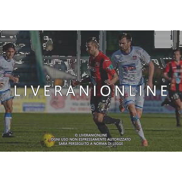 Fabio Fagiolini/LM - Lucchese vs Novara Calcio - Italian football Serie C match 2020/2021 31 January 2021 - Porta Elisa stadium, lucca, Italy Photo showing: Filippo Fazzi (Lucchese) and Andrea Cagnano (Novara) @LM/Fabio Fagiolini