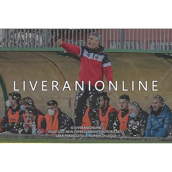 Fabio Fagiolini/LM - Lucchese vs Novara Calcio - Italian football Serie C match 2020/2021 31 January 2021 - Porta Elisa stadium, lucca, Italy Photo showing: Giovanni Lopez head coach (Lucchese) @LM/Fabio Fagiolini
