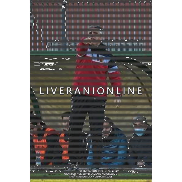 Fabio Fagiolini/LM - Lucchese vs Novara Calcio - Italian football Serie C match 2020/2021 31 January 2021 - Porta Elisa stadium, lucca, Italy Photo showing: Giovanni Lopez head coach (Lucchese) @LM/Fabio Fagiolini