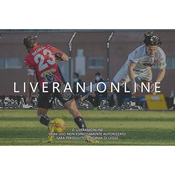 Fabio Fagiolini/LM - Lucchese vs Novara Calcio - Italian football Serie C match 2020/2021 31 January 2021 - Porta Elisa stadium, lucca, Italy Photo showing: Matteo Meucci (Lucchese) and Nicolas Schiavi (Novara) @LM/Fabio Fagiolini AG ALDO LIVERANI SAS
