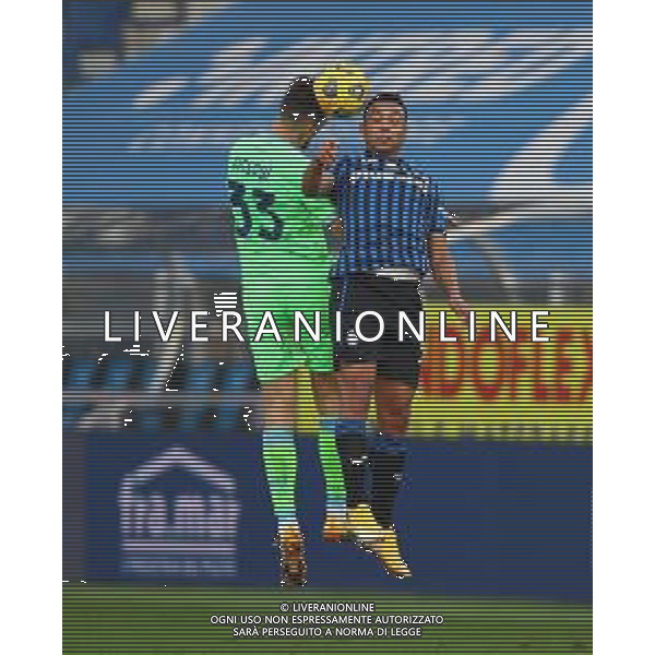 Atalanta-Lazio Campionato di Calcio serie A TIM 2020/2021 20a giornata Bergamo, 31 Gennaio 2021 Nella foto: Luis Muriel e Francesco Acerbi Ph. Soli - Ag. Aldo Liverani/ AGENZIA ALDO LIVERANI SAS
