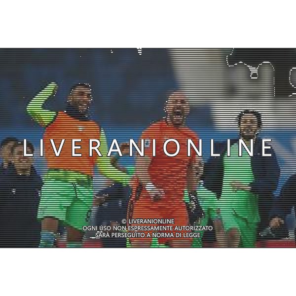 Atalanta-Lazio Campionato di Calcio serie A TIM 2020/2021 20a giornata Bergamo, 31 Gennaio 2021 Nella foto: i giocatori della Lazio esultano a fine gara Ph. Soli - Ag. Aldo Liverani/ AGENZIA ALDO LIVERANI SAS