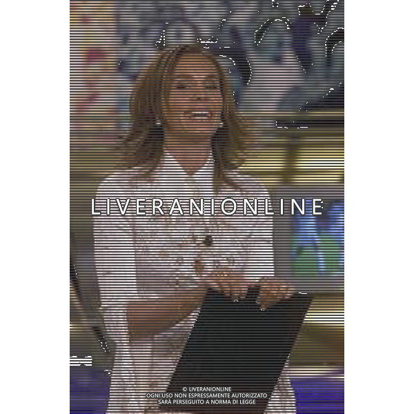 Roma 21/04/2001 trasmissione goleada nella foto irina fernandez moglie di batistuta foto aldo liverani