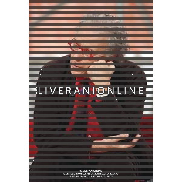 Milano 01/11/2003 Trasmissione televisiva Controcampo nella MUGHINI GIAMPIERO foto marco luzzani/ ag aldo liverani
