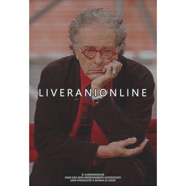 Milano 01/11/2003 Trasmissione televisiva Controcampo nella MUGHINI GIAMPIERO foto marco luzzani/ ag aldo liverani