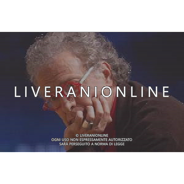 Milano 01/11/2003 Trasmissione televisiva Controcampo nella MUGHINI GIAMPIERO foto marco luzzani/ ag aldo liverani