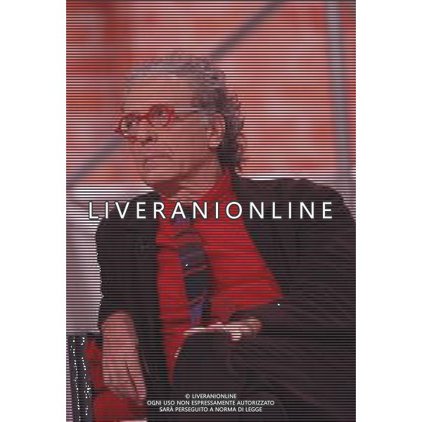 Milano 01/11/2003 Trasmissione televisiva Controcampo nella MUGHINI GIAMPIERO foto marco luzzani/ ag aldo liverani