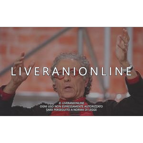 Milano 01/11/2003 Trasmissione televisiva Controcampo nella MUGHINI GIAMPIERO foto marco luzzani/ ag aldo liverani