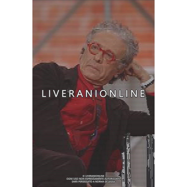 Milano 01/11/2003 Trasmissione televisiva Controcampo nella MUGHINI GIAMPIERO foto marco luzzani/ ag aldo liverani
