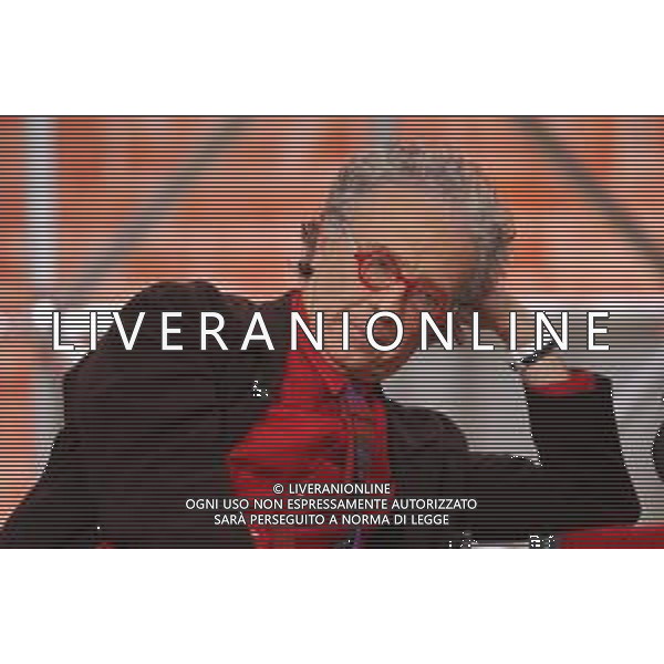 Milano 01/11/2003 Trasmissione televisiva Controcampo nella MUGHINI GIAMPIERO foto marco luzzani/ ag aldo liverani