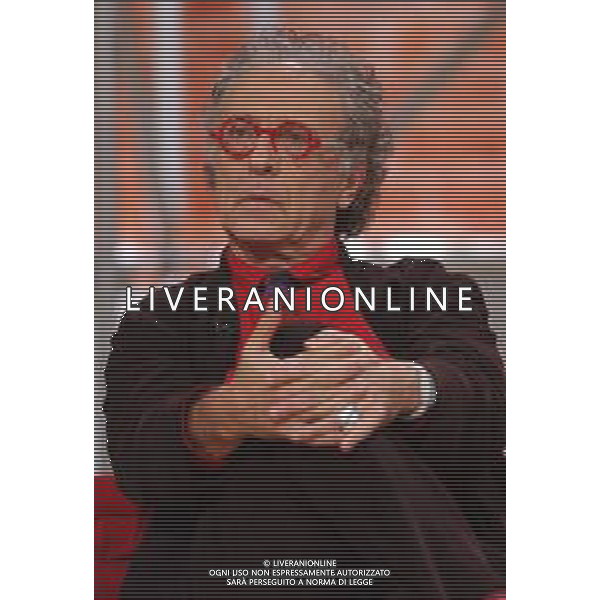 Milano 01/11/2003 Trasmissione televisiva Controcampo nella MUGHINI GIAMPIERO foto marco luzzani/ ag aldo liverani