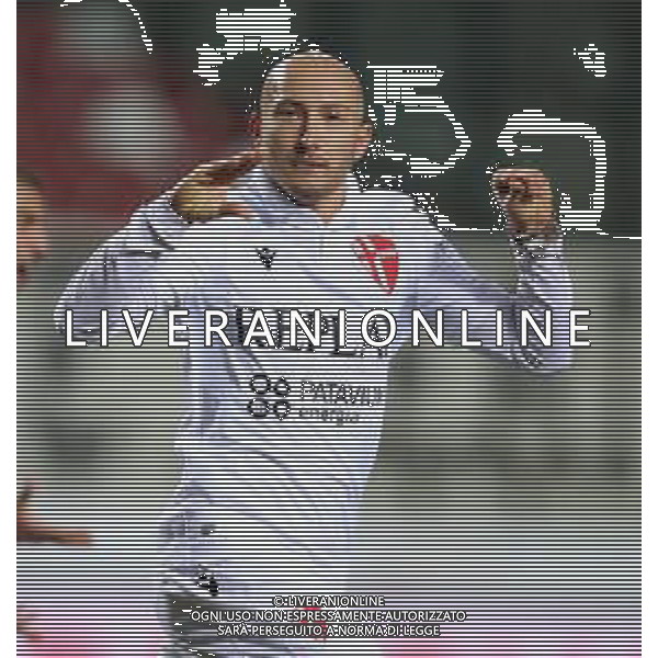 PADOVA - FANO CAMPIONATO CALCIO SERIE C LEGA PRO 31.01.2021 NELLA FOTO ESULTANZA DOPO IL GOL DI CLAUDIO SANTINI ©SANTANDREA / AGENZIA ALDO LIVERANI SAS