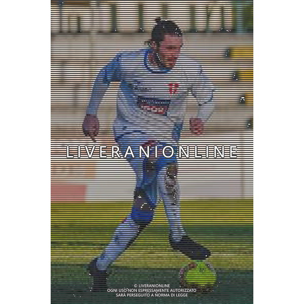 Fabio Fagiolini/LM - Lucchese vs Novara Calcio - Italian football Serie C match 2020/2021 31 January 2021 - Porta Elisa stadium, lucca, Italy Photo showing: Mirko Bortoletti (Novara) @LM/Fabio Fagiolini AG ALDO LIVERANI SAS