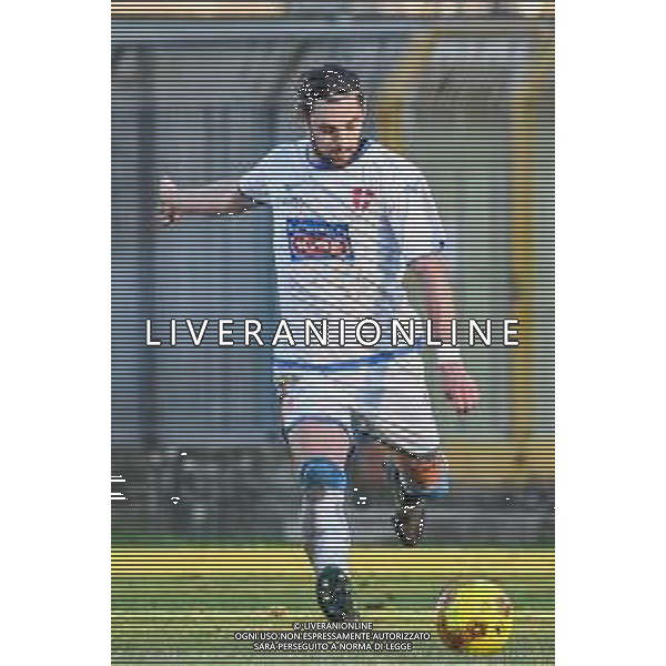 Fabio Fagiolini/LM - Lucchese vs Novara Calcio - Italian football Serie C match 2020/2021 31 January 2021 - Porta Elisa stadium, lucca, Italy Photo showing: Andrea Cagnano (Novara) @LM/Fabio Fagiolini AG ALDO LIVERANI SAS
