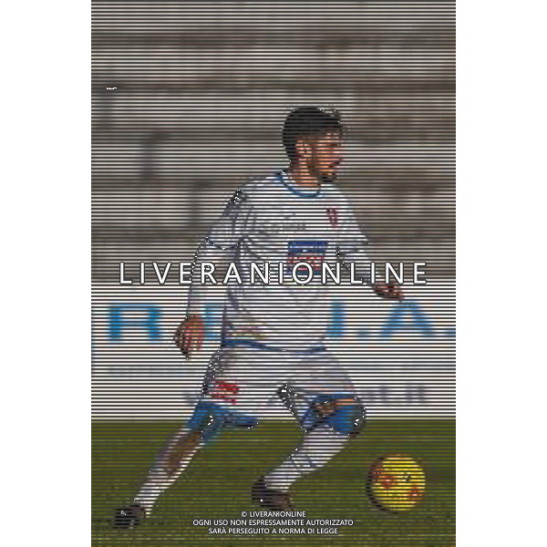 Fabio Fagiolini/LM - Lucchese vs Novara Calcio - Italian football Serie C match 2020/2021 31 January 2021 - Porta Elisa stadium, lucca, Italy Photo showing: Marco Firenze (Novara) @LM/Fabio Fagiolini AG ALDO LIVERANI SAS