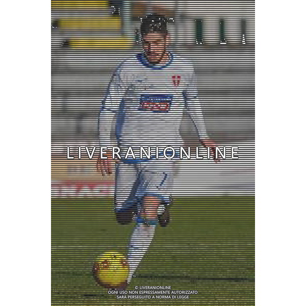 Fabio Fagiolini/LM - Lucchese vs Novara Calcio - Italian football Serie C match 2020/2021 31 January 2021 - Porta Elisa stadium, lucca, Italy Photo showing: Marco Firenze (Novara) @LM/Fabio Fagiolini AG ALDO LIVERANI SAS