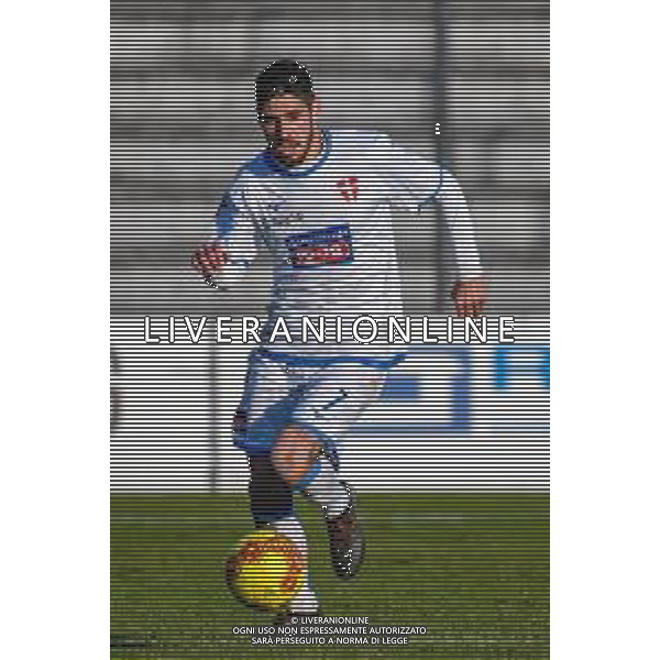 Fabio Fagiolini/LM - Lucchese vs Novara Calcio - Italian football Serie C match 2020/2021 31 January 2021 - Porta Elisa stadium, lucca, Italy Photo showing: Marco Firenze (Novara) @LM/Fabio Fagiolini AG ALDO LIVERANI SAS