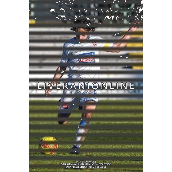 Fabio Fagiolini/LM - Lucchese vs Novara Calcio - Italian football Serie C match 2020/2021 31 January 2021 - Porta Elisa stadium, lucca, Italy Photo showing: Nicolas Schiavi (Novara) @LM/Fabio Fagiolini AG ALDO LIVERANI SAS