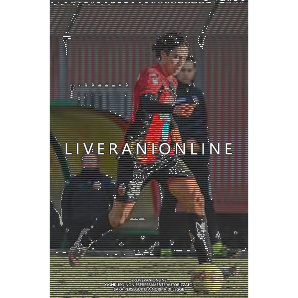 Fabio Fagiolini/LM - Lucchese vs Novara Calcio - Italian football Serie C match 2020/2021 31 January 2021 - Porta Elisa stadium, lucca, Italy Photo showing: Mattia Zennaro (Lucchese) @LM/Fabio Fagiolini AG ALDO LIVERANI SAS