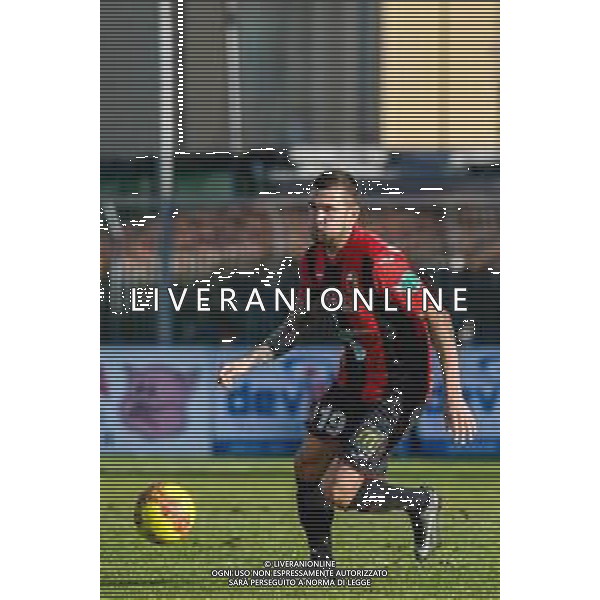 Fabio Fagiolini/LM - Lucchese vs Novara Calcio - Italian football Serie C match 2020/2021 31 January 2021 - Porta Elisa stadium, lucca, Italy Photo showing: Filippo Fazzi (Lucchese) @LM/Fabio Fagiolini AG ALDO LIVERANI SAS