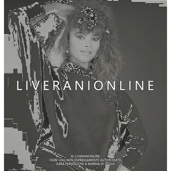 RETROSPETTIVA MARINA OCCHIENA CANTANTE NELLA FOTO MARINA OCCHIENA NELL\'ANNO 1982 A MILANO AG ALDO LIVERANI SAS  