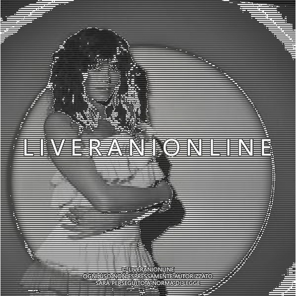 RETROSPETTIVA MARINA OCCHIENA CANTANTE NELLA FOTO MARINA OCCHIENA NELL\'ANNO 1982 A MILANO AG ALDO LIVERANI SAS  