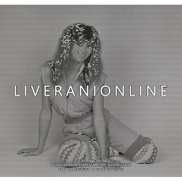RETROSPETTIVA MARINA OCCHIENA CANTANTE NELLA FOTO MARINA OCCHIENA NELL\'ANNO 1982 A MILANO AG ALDO LIVERANI SAS  